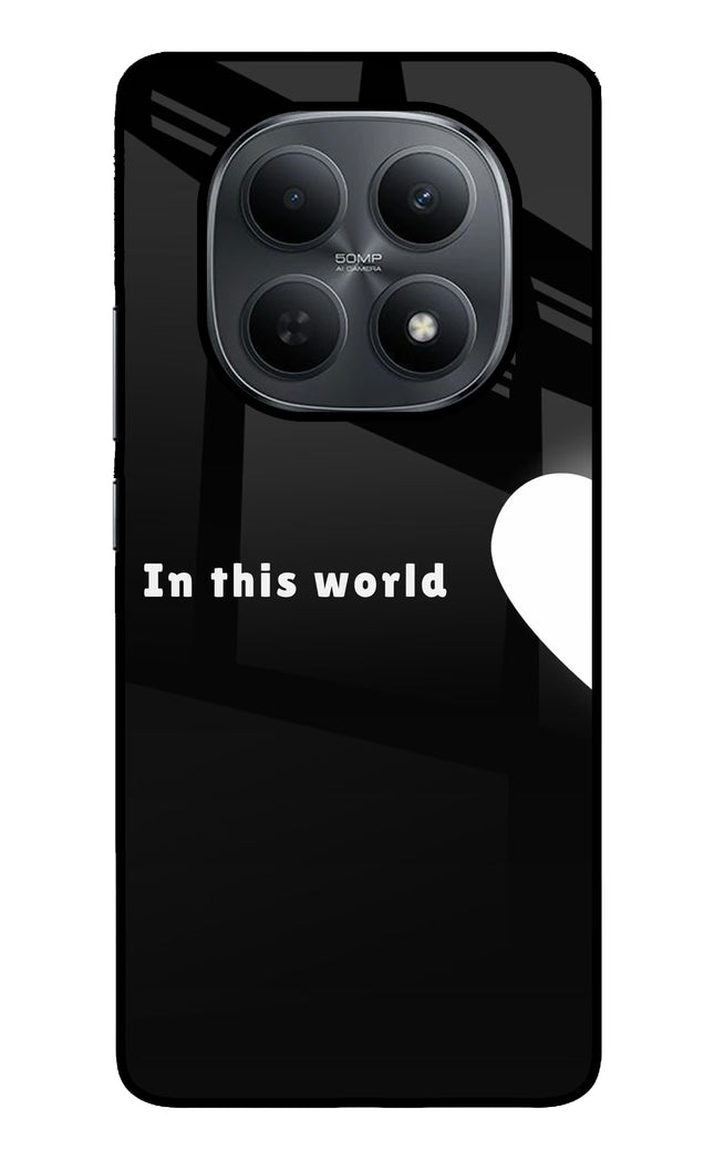 This World Poco M8 5G Metal Case Back Cover by Casekaro