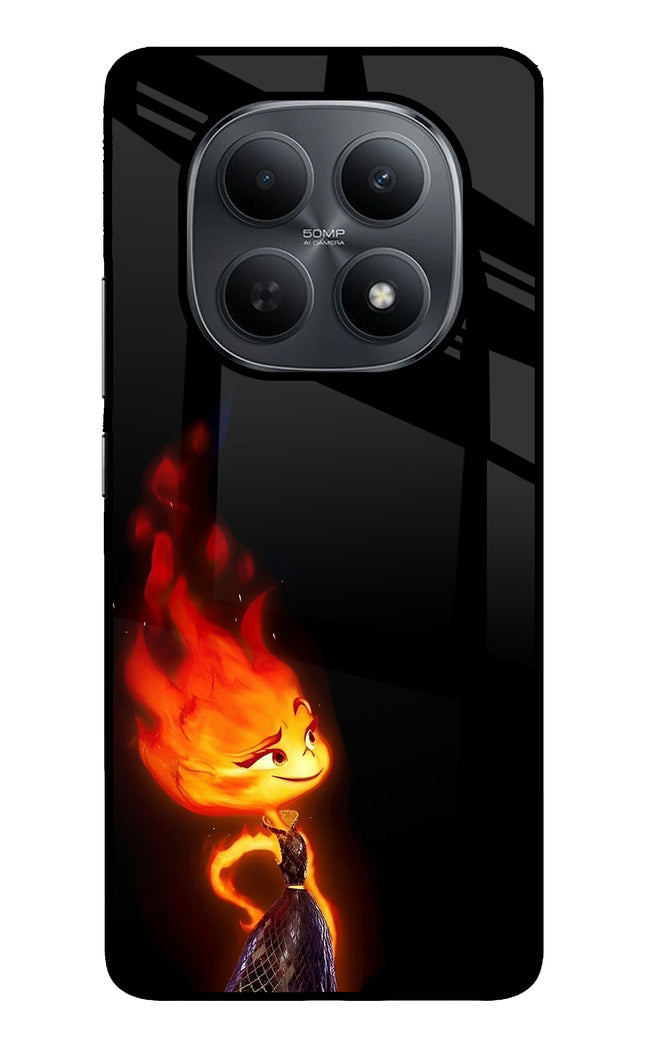 Ember Flame Poco M8 5G Metal Case Back Cover by Casekaro