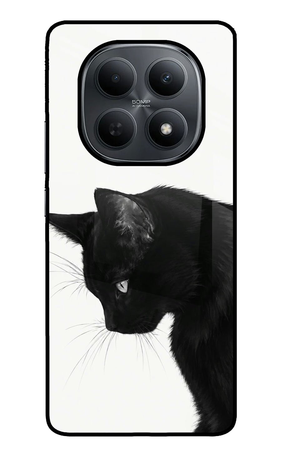 Shadow Gaze Poco M8 5G Back Cover, Metal case