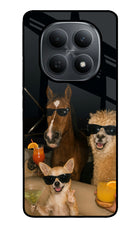 Party Squad Poco M8 5G Metal Case Back Cover by Casekaro