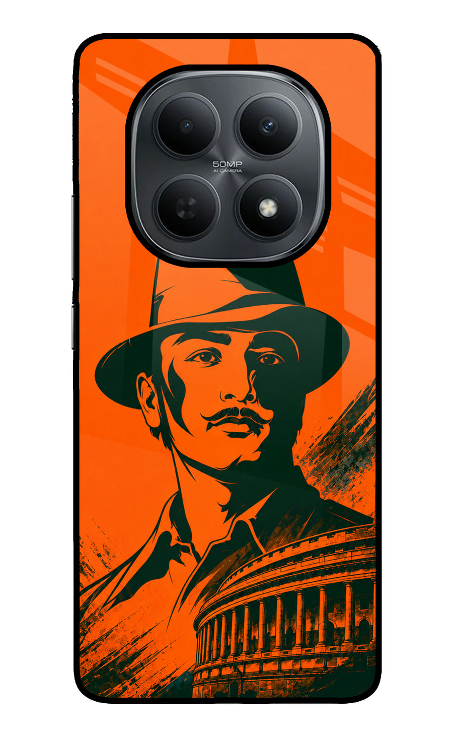 Bhagat Singh Legacy Poco M8 5G Back Cover, Metal case