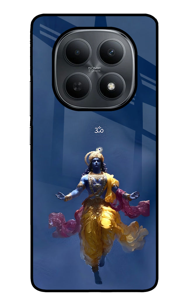 Cosmic Krishna Poco M8 5G Metal Case Back Cover by Casekaro