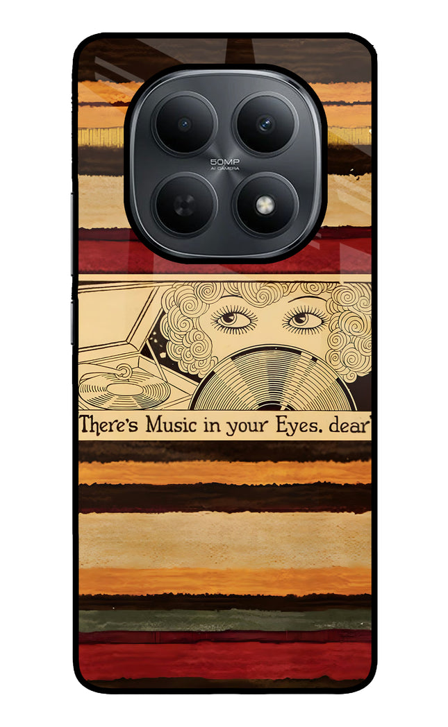 Vinyl Stripes Poco M8 5G Metal Case Back Cover by Casekaro
