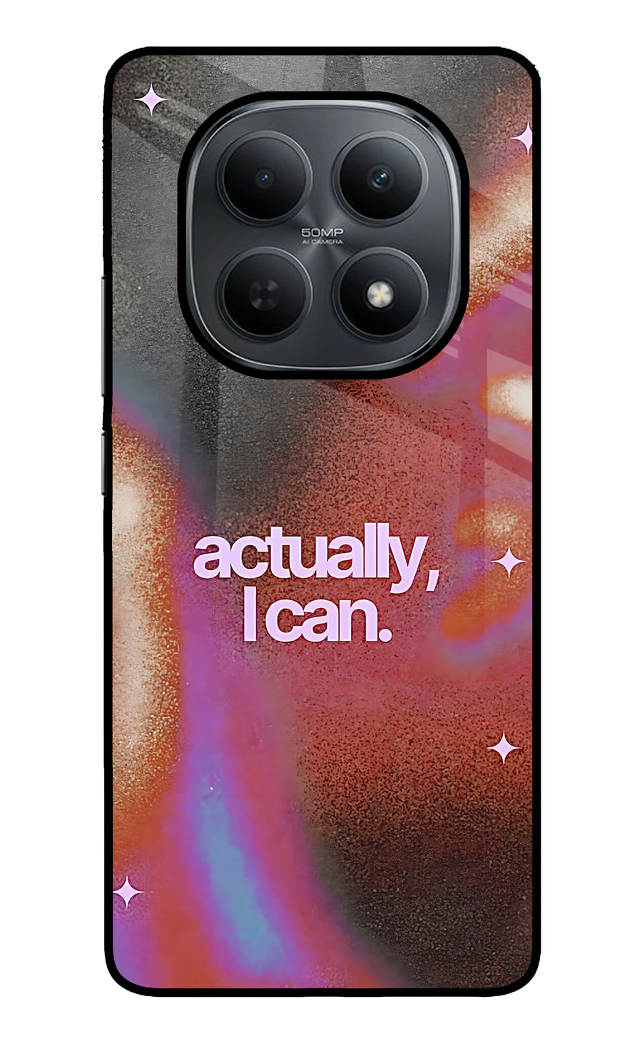 Pink Aura Poco M8 5G Back Cover, Metal case