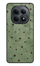 Green Stars Poco M8 5G Metal Case Back Cover by Casekaro