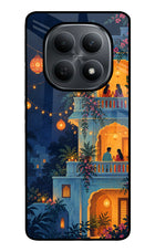 Balcony Glow Poco M8 5G Metal Case Back Cover by Casekaro