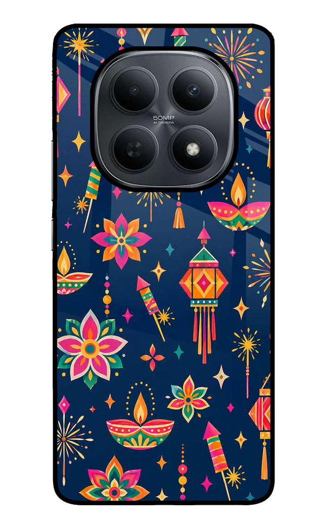 Festive Pop Poco M8 5G Metal Case Back Cover by Casekaro