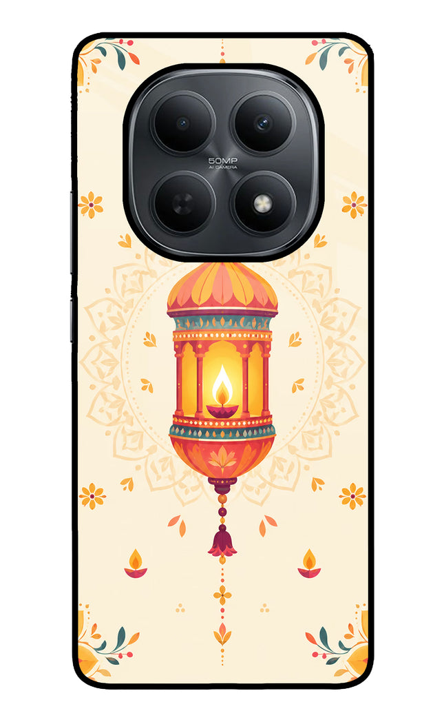 Golden Lantern Poco M8 5G Metal Case Back Cover by Casekaro
