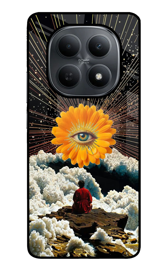Cosmic Flower Poco M8 5G Metal Case Back Cover by Casekaro