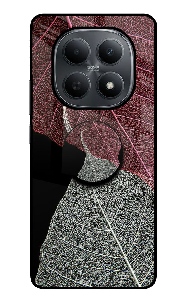 Leaf Pattern Poco M8 5G Pop Case by Casekaro