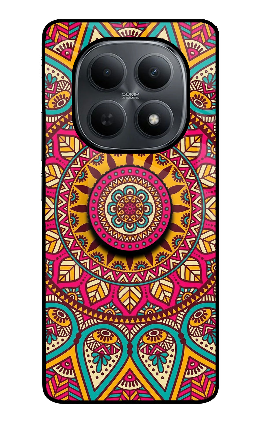 Mandala Poco M8 5G Pop Case, Metal case
