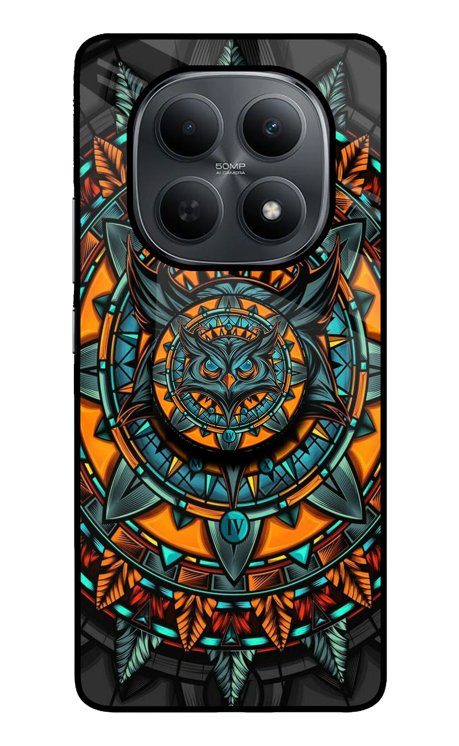 Angry Owl Poco M8 5G Pop Case, Metal case
