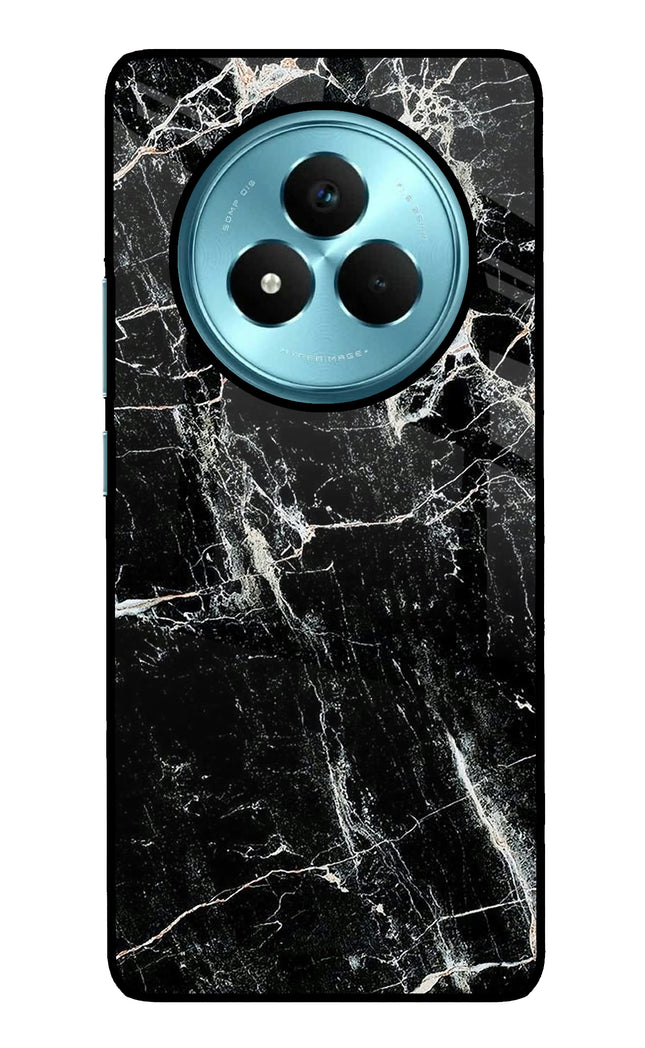 Black Marble Texture Realme Narzo 80 Pro 5G Metal Case Back Cover by Casekaro