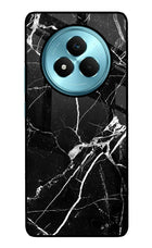 Black Marble Pattern Realme Narzo 80 Pro 5G Metal Case Back Cover by Casekaro