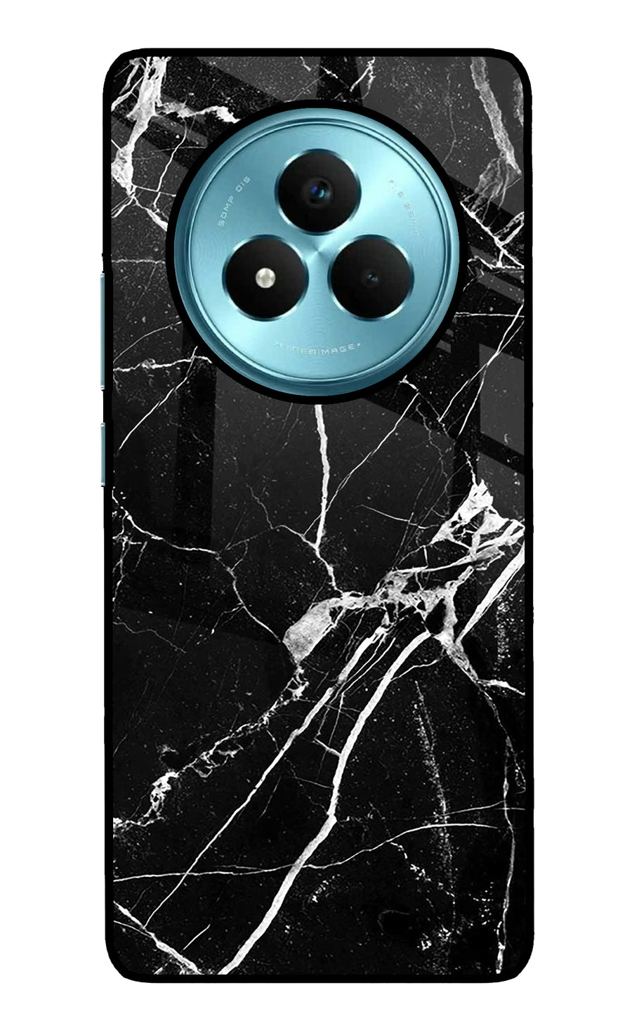 Black Marble Pattern Realme Narzo 80 Pro 5G Back Cover, Metal case