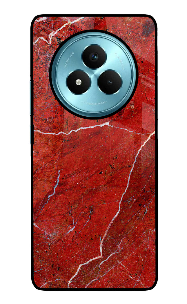Red Marble Design Realme Narzo 80 Pro 5G Metal Case Back Cover by Casekaro