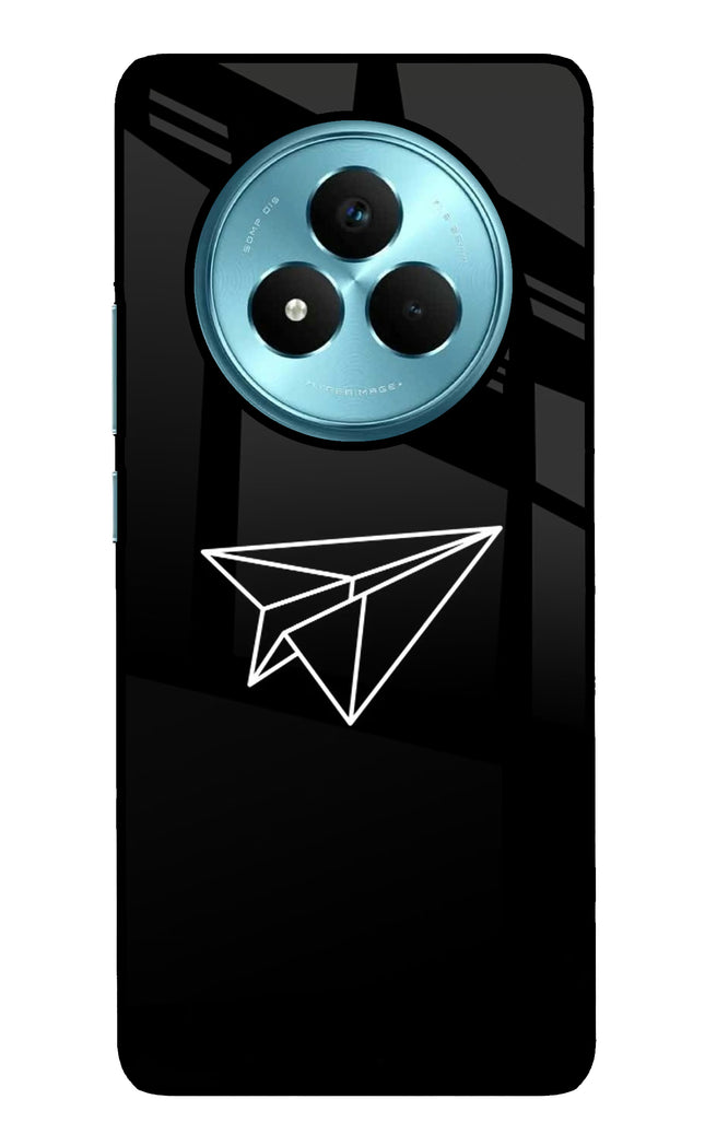 Paper Plane White Realme Narzo 80 Pro 5G Metal Case Back Cover by Casekaro