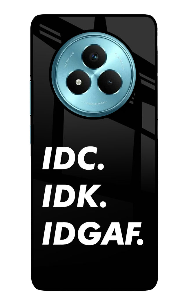 Idc Idk Idgaf Realme Narzo 80 Pro 5G Metal Case Back Cover by Casekaro