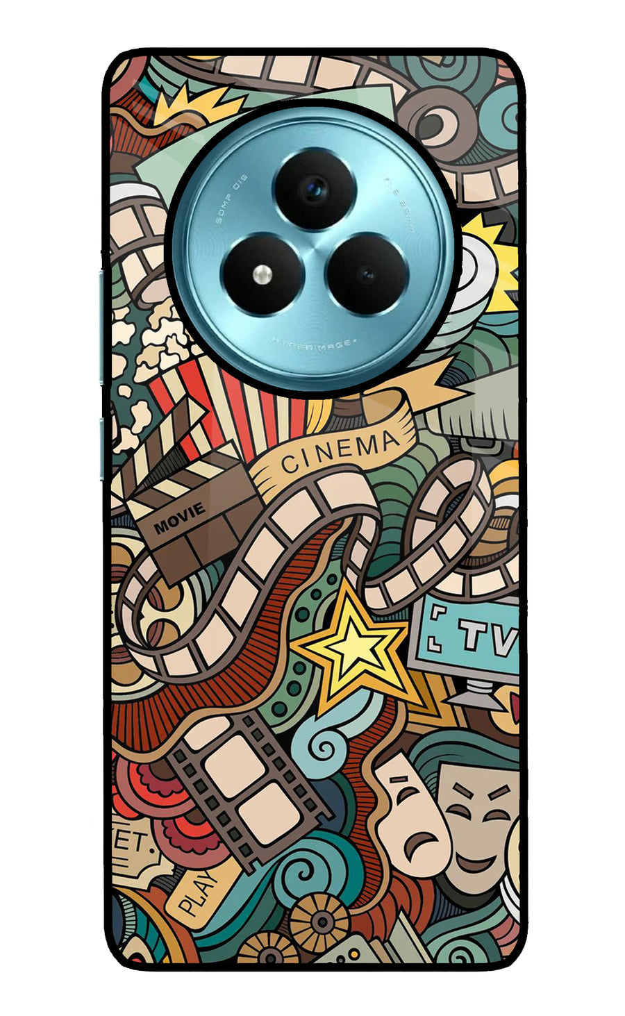 Cinema Abstract Realme Narzo 80 Pro 5G Back Cover, Metal case