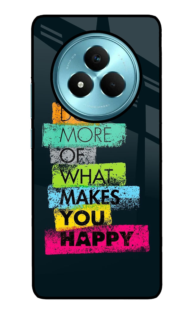 Do More Of What Makes You Happy Realme Narzo 80 Pro 5G Metal Case Back Cover by Casekaro