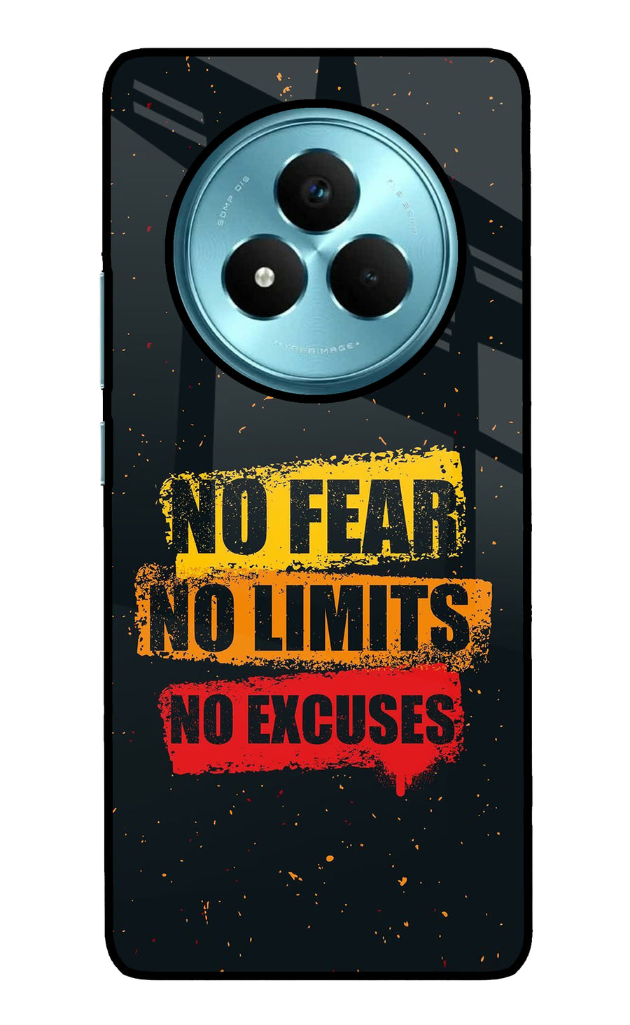 No Fear No Limits No Excuse Realme Narzo 80 Pro 5G Back Cover, Metal case