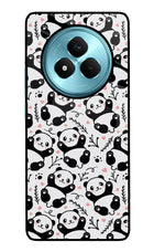 Cute Panda Realme Narzo 80 Pro 5G Metal Case Back Cover by Casekaro