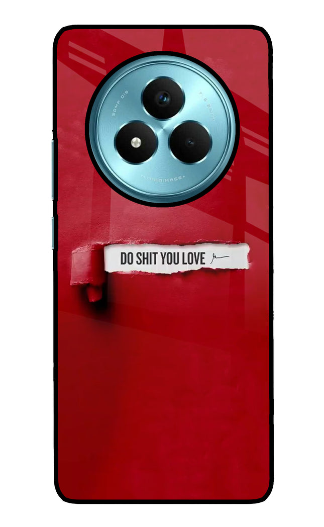 Do Shit You Love Realme Narzo 80 Pro 5G Metal Case Back Cover by Casekaro