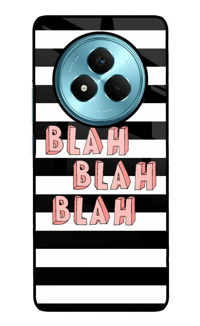 Blah Blah Blah Realme Narzo 80 Pro 5G Metal Case Back Cover by Casekaro