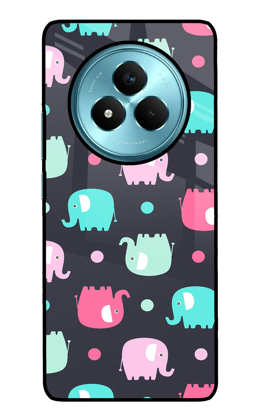 Elephants Realme Narzo 80 Pro 5G Back Cover, Metal case