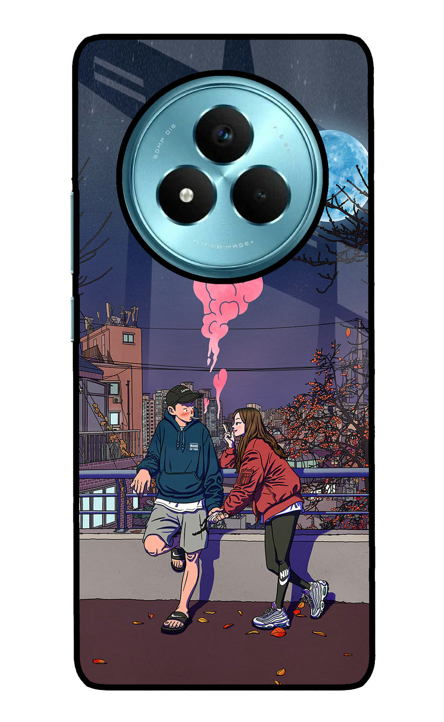 Chilling Couple Realme Narzo 80 Pro 5G Back Cover, Metal case