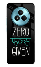 Zero Fucks Given Realme Narzo 80 Pro 5G Metal Case Back Cover by Casekaro