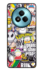 Sticker Bomb Realme Narzo 80 Pro 5G Metal Case Back Cover by Casekaro