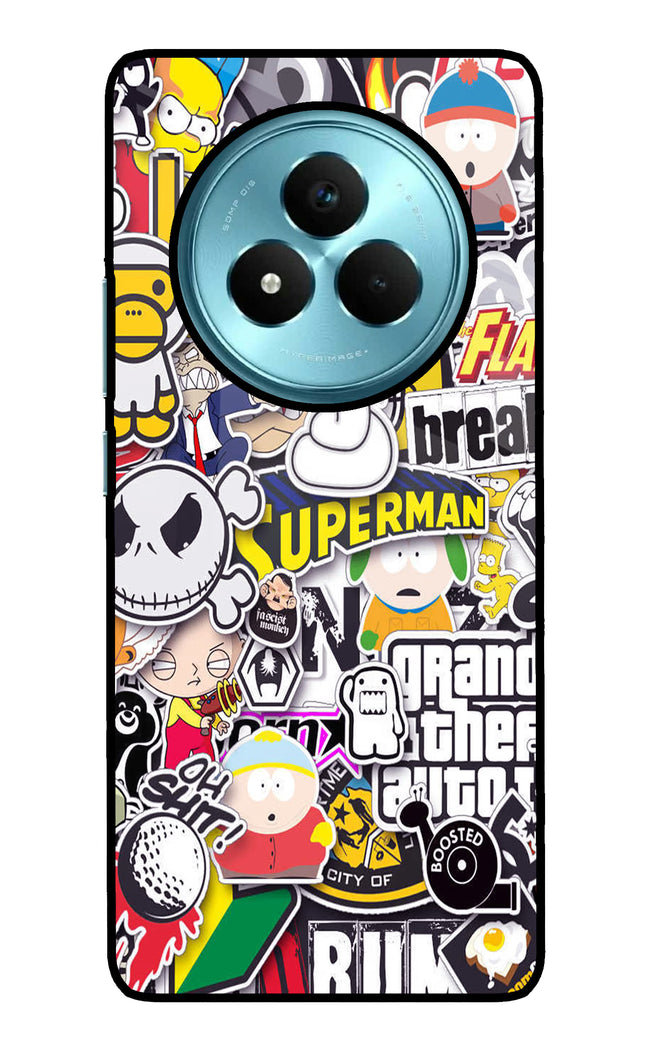 Sticker Bomb Realme Narzo 80 Pro 5G Metal Case Back Cover by Casekaro