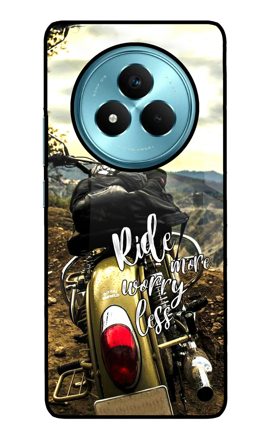 Ride More Worry Less Realme Narzo 80 Pro 5G Back Cover, Metal case