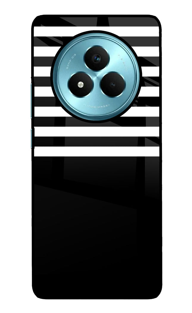 Black and White Print Realme Narzo 80 Pro 5G Metal Case Back Cover by Casekaro
