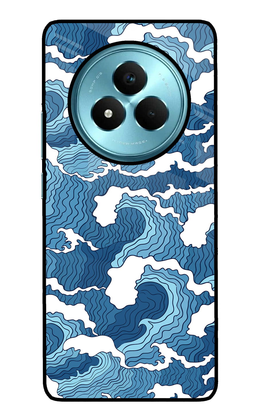 Blue Waves Realme Narzo 80 Pro 5G Back Cover, Metal case