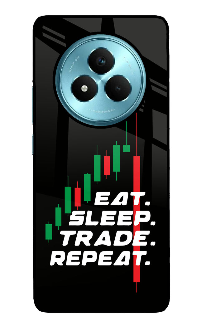 Eat Sleep Trade Repeat Realme Narzo 80 Pro 5G Metal Case Back Cover by Casekaro