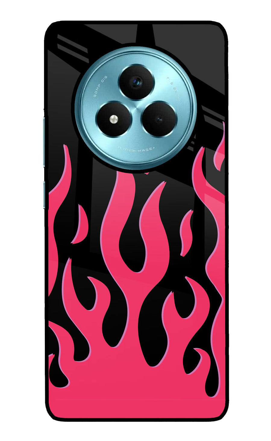 Fire Flames Realme Narzo 80 Pro 5G Back Cover, Metal case