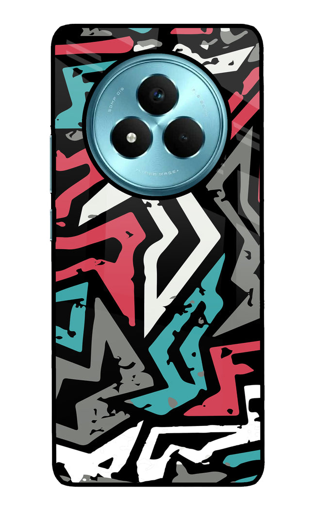 Geometric Graffiti Realme Narzo 80 Pro 5G Metal Case Back Cover by Casekaro