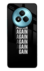 Again Again Gain Realme Narzo 80 Pro 5G Metal Case Back Cover by Casekaro