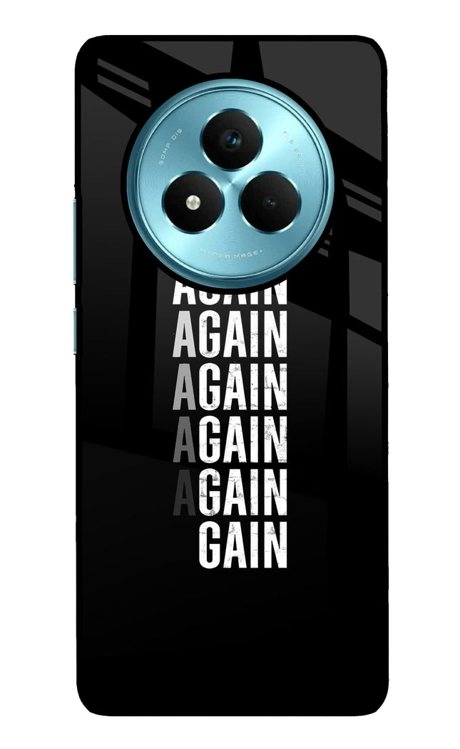 Again Again Gain Realme Narzo 80 Pro 5G Metal Case Back Cover by Casekaro