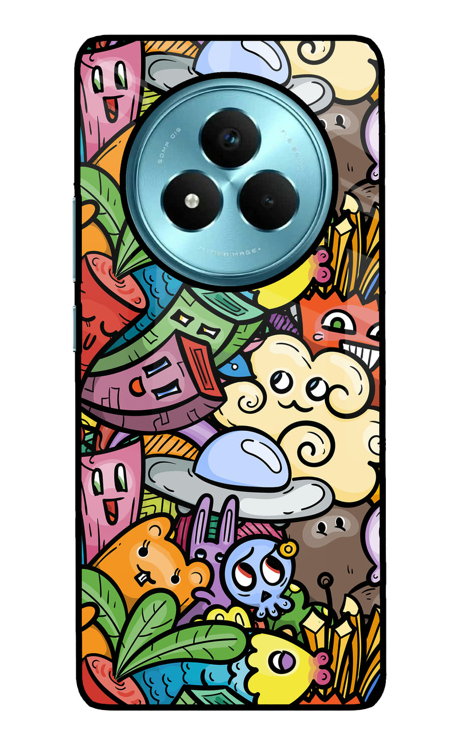 Veggie Doodle Realme Narzo 80 Pro 5G Back Cover, Metal case