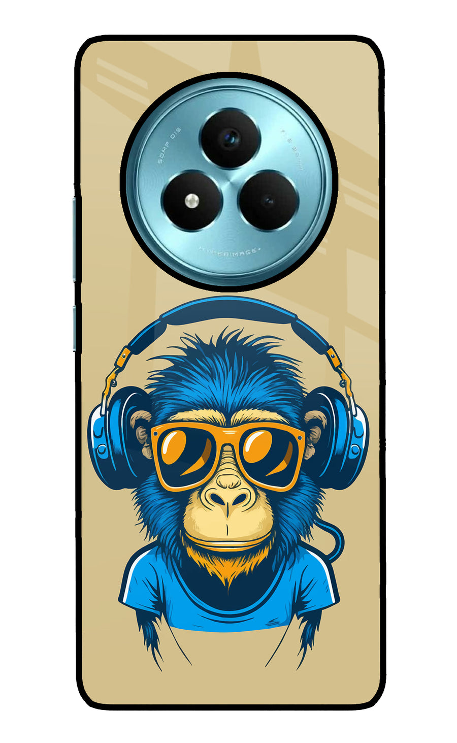 Monkey Headphone Realme Narzo 80 Pro 5G Back Cover, Metal case
