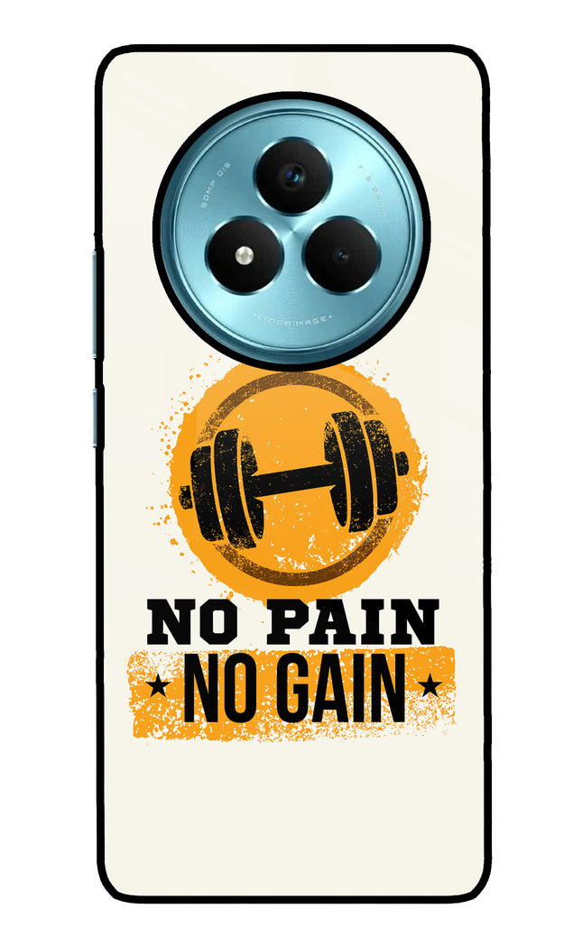 No Pain No Gain Realme Narzo 80 Pro 5G Metal Case Back Cover by Casekaro