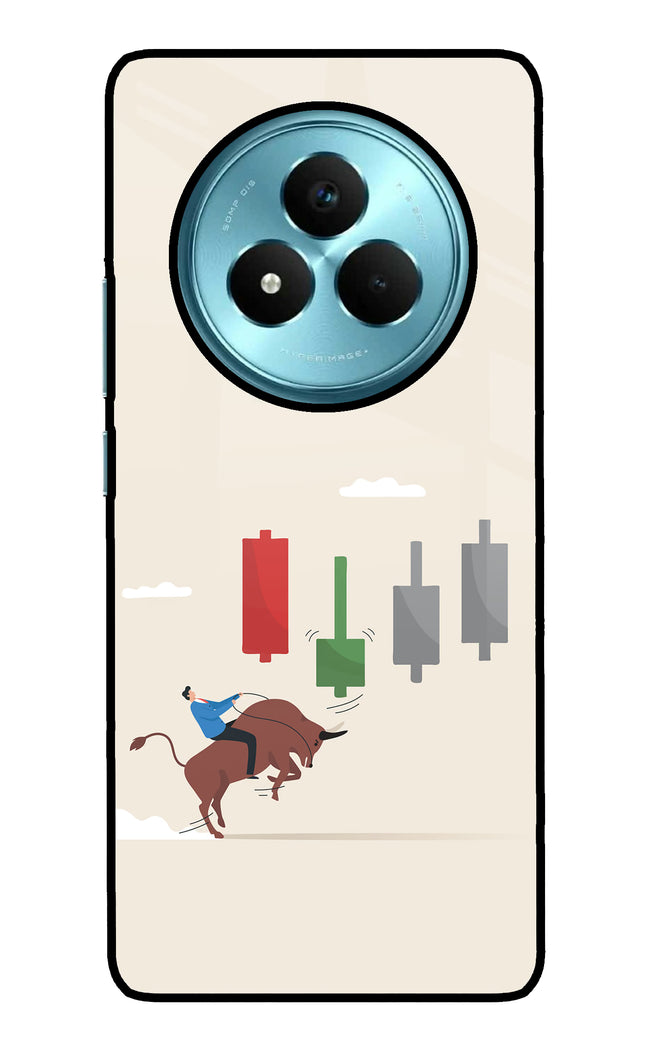 Bull Trading Momentum Realme Narzo 80 Pro 5G Metal Case Back Cover by Casekaro