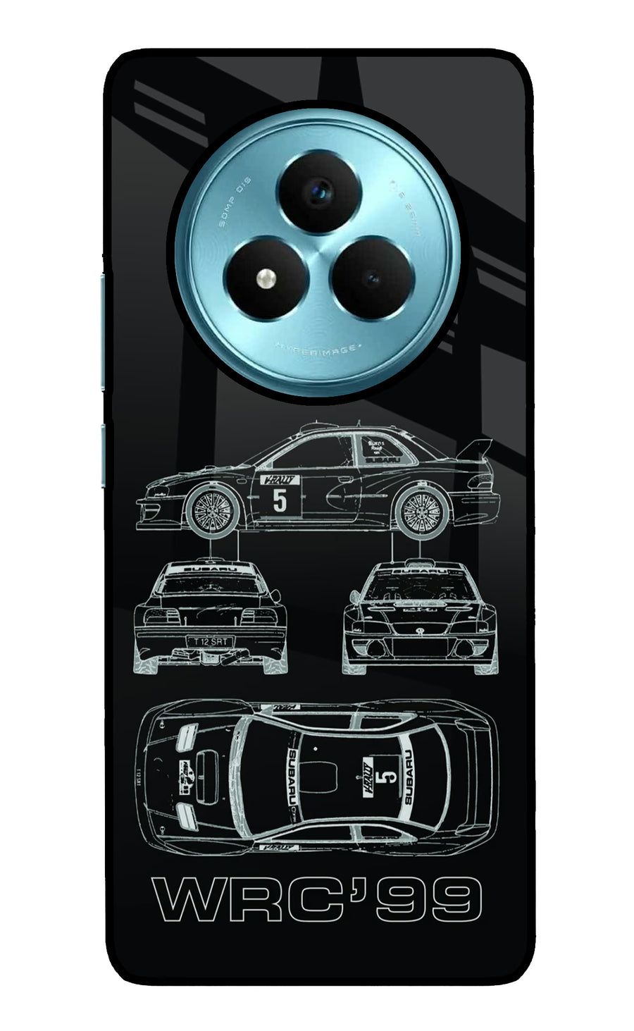 WRC'99 Realme Narzo 80 Pro 5G Back Cover, Metal case