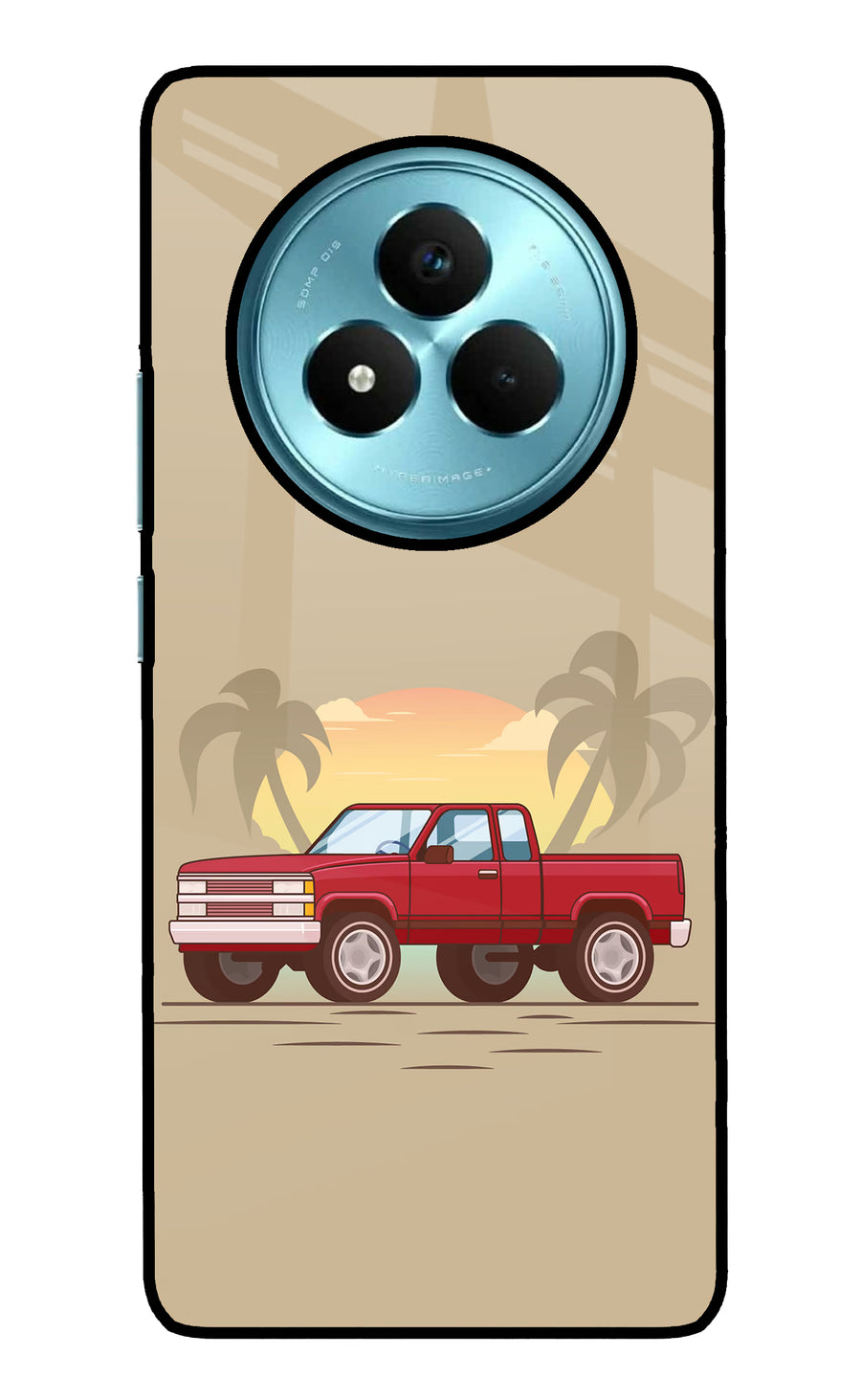 Desert Classic Drive Realme Narzo 80 Pro 5G Back Cover, Metal case