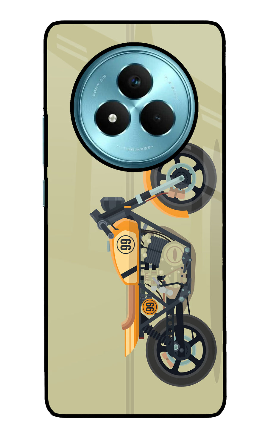 Vertical Speedster Realme Narzo 80 Pro 5G Back Cover, Metal case