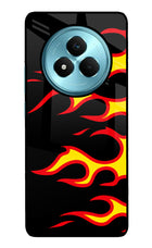 Side Sweep Flames Realme Narzo 80 Pro 5G Metal Case Back Cover by Casekaro