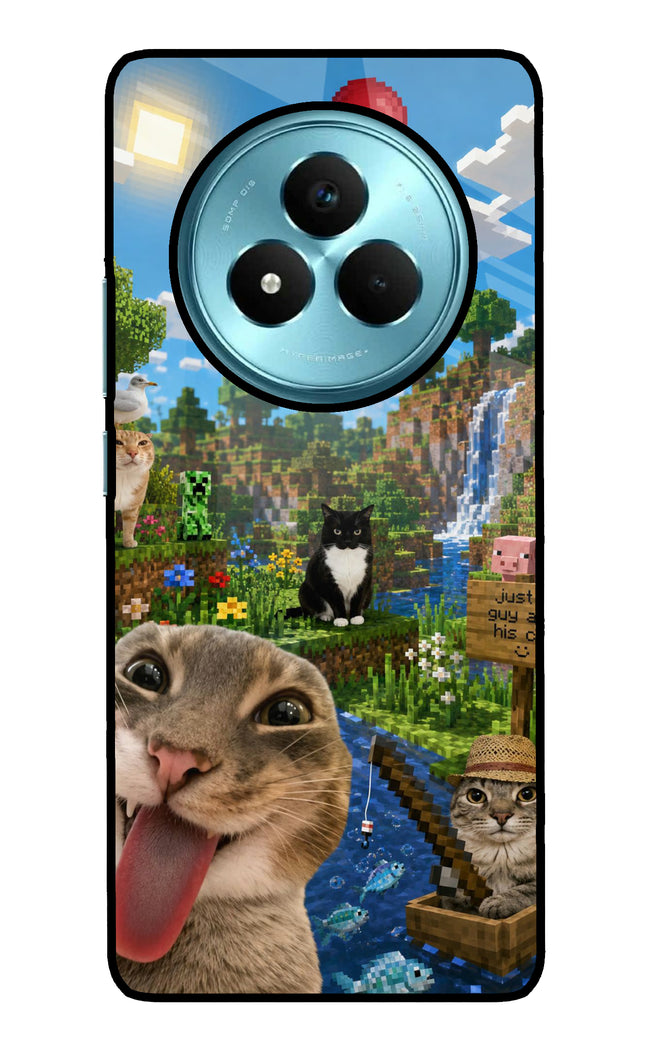 Minecraft Cat Chaos Realme Narzo 80 Pro 5G Metal Case Back Cover by Casekaro